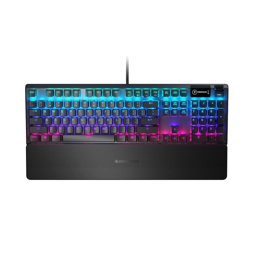  Bàn phím cơ SteelSeries APEX 5 RGB Hybrid switch Mechanical Gaming Black (64532) 