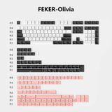  Set Keycap Feker Olivia | CSA Profile - 220 nút 