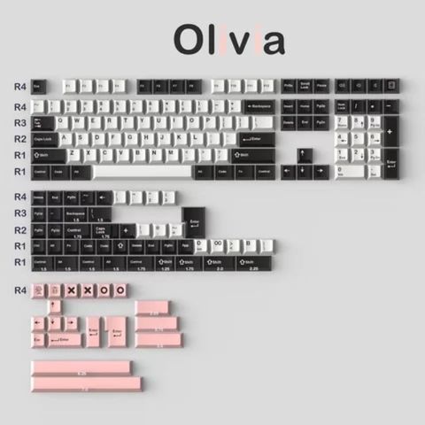  Set Keycap Feker Olivia | CSA Profile - 220 nút 