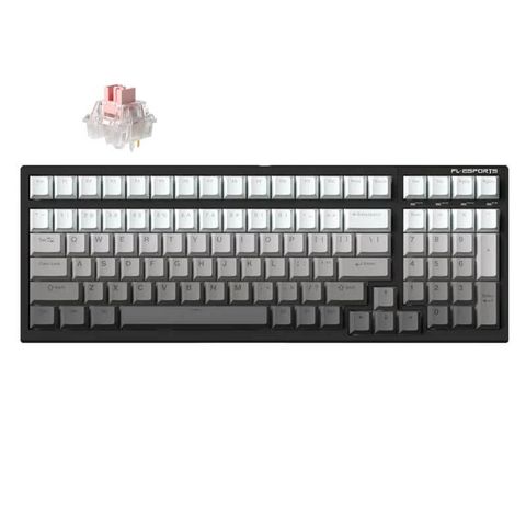  Bàn phím cơ không dây FL-Esports FL100 CPM Space Black (RGB/Sw FLCMMK/PBT) 