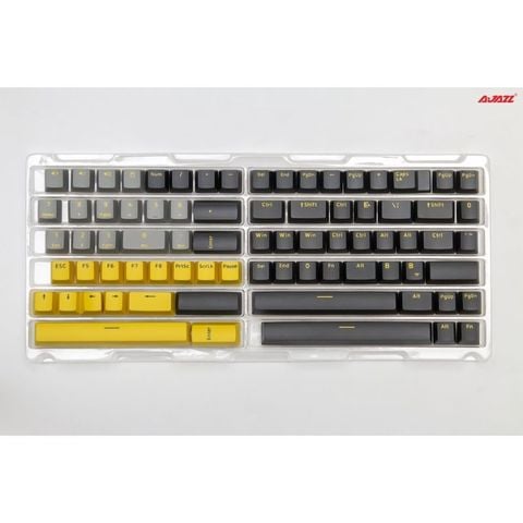  Bộ Keycap / Nút bàn phím Ajazz PBT 166 key ( PBT Double Shot / OME Profile) - Chính hãng 