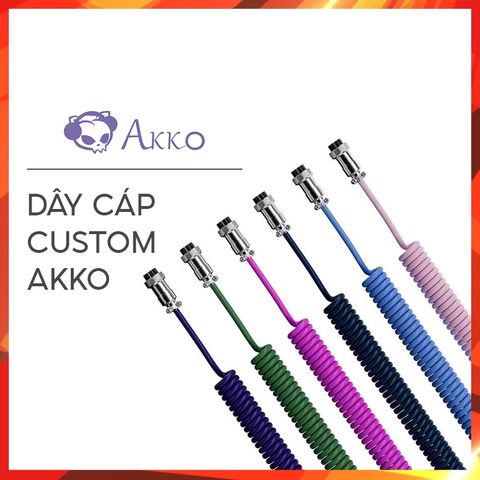  Dây Cáp Bàn Phím USB Type-C to USB Custom Akko 