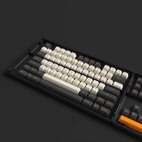  Set keycap AKKO Carbon Retro (PBT Double-Shot/ASA profile/158 nút) 