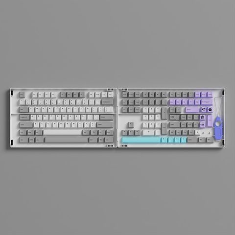  Set keycap AKKO Silent (PBT Double-Shot/Cherry profile/157 nút) 