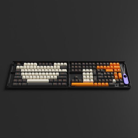  Set keycap AKKO Carbon Retro (PBT Double-Shot/ASA profile/158 nút) 