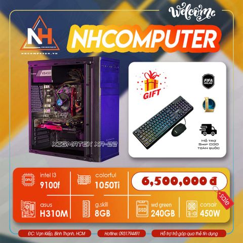 NHC (I3-9100f | 8g-2666 | H310 | 1050ti | SSD-240G)