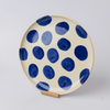 Dĩa tròn shape Western hoạ tiết "Polka Dots"