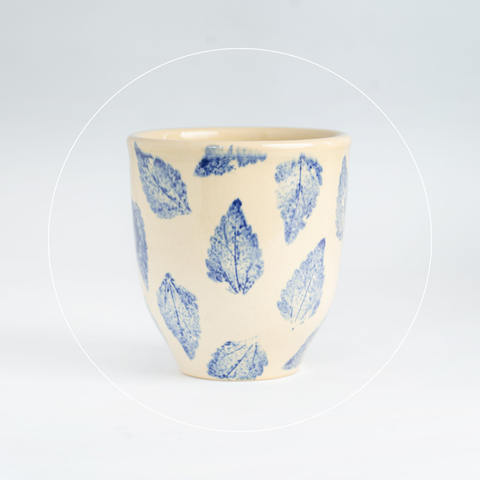  Ly gốm thủ công dung tích 280ml hoạ tiết hiện đại 