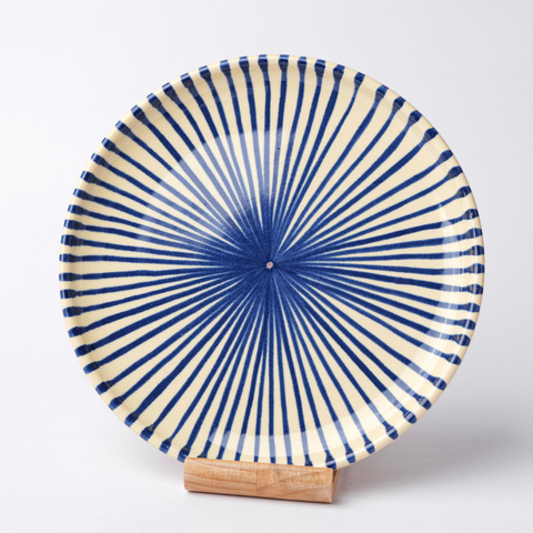  Dĩa tròn shape Western hoạ tiết 