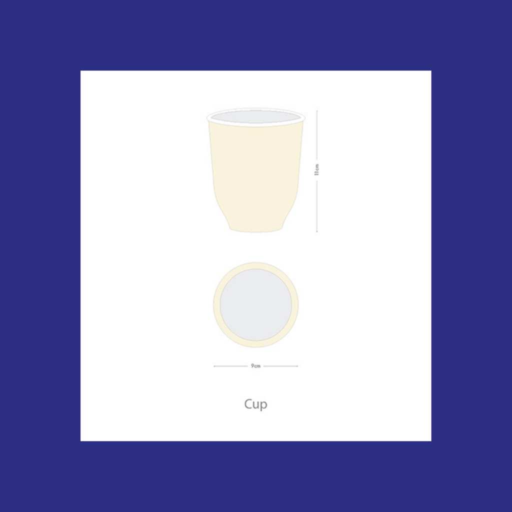 Ly gốm thủ công dung tích 280ml hoạ tiết hoa mẫu đơn 