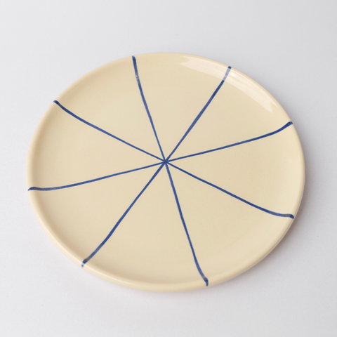  Dĩa tròn shape Western hoạ tiết NYAVENUE 