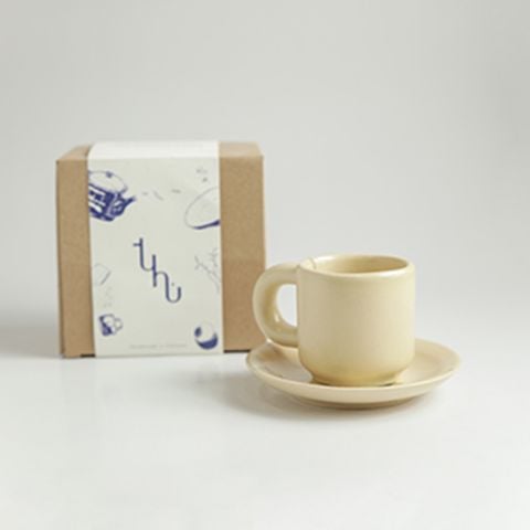  Bộ ly cà phê espresso gốm thủ công hoạ tiết 