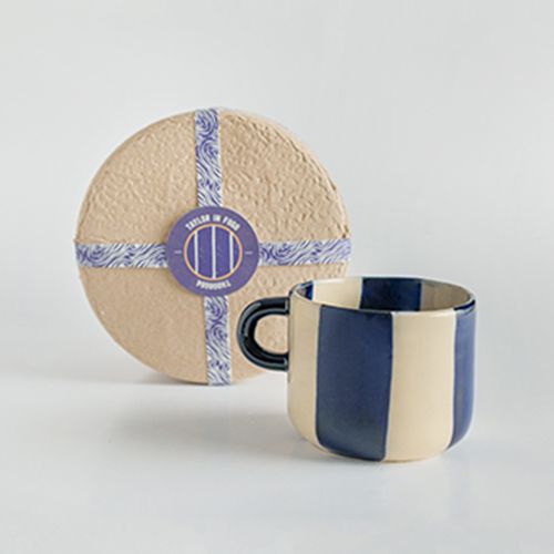  Ly gốm thủ công dung tích 380ml hoạ tiết hoa mẫu đơn hoạ tiết hiện đại Osaka 