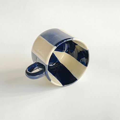 Ly gốm thủ công dung tích 380ml hoạ tiết hoa mẫu đơn hoạ tiết hiện đại Osaka