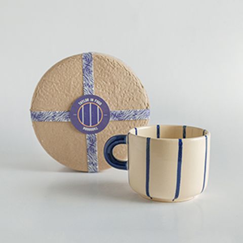  Ly gốm thủ công dung tích 380ml hoạ tiết hoa mẫu đơn hoạ tiết hiện đại 