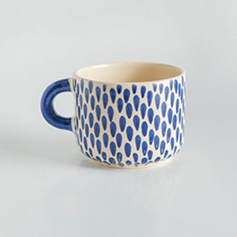  Ly gốm thủ công dung tích 380ml hoạ tiết hoa mẫu đơn hoạ tiết hiện đại Ythanh 