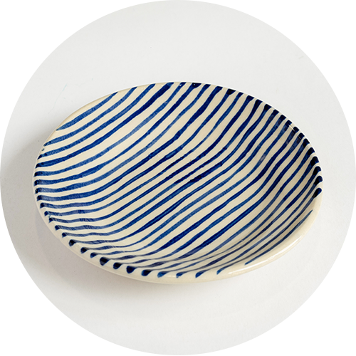 Dĩa classic hoạ tiết River of Ganga