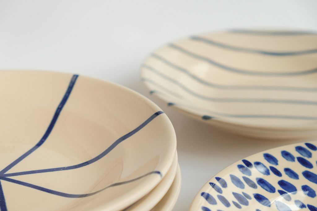 Dĩa classic hoạ tiết Pipa D1