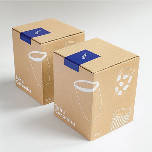 Ly gốm thủ công dung tích 280ml hoạ tiết hiện đại ROG