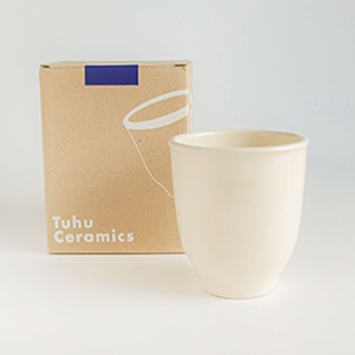 Ly gốm thủ công dung tích 280ml không hoạ tiết