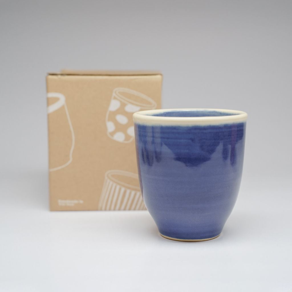 Ly gốm thủ công dung tích 280ml hoạ tiết hiện đại Pipa-D2