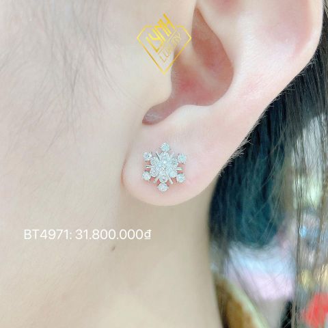BÔNG TAI KIM CƯƠNG LYNH BT4971