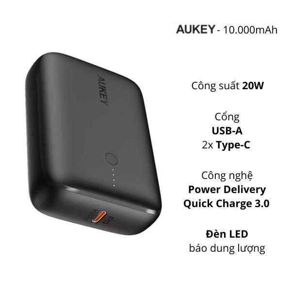  Pin sạc dự phòng AUKEY 10000mAh PB-N83S 