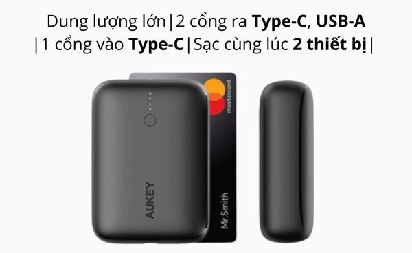  Pin sạc dự phòng AUKEY 10000mAh PB-N83S 