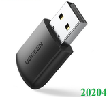  USB thu Wifi băng tần kép AC 2.4G/5G tốc độ 650Mbps Ugreen 20204 cao cấp 