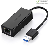  Cáp chuyển USB 3.0 to Lan hỗ trợ 10/100/1000 Mbps chính hãng Ugreen UG-20256 