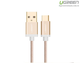  Cáp USB-C to USB 2.0 dài 0,5m màu Gold chính hãng Ugreen 20859 cao cấp 