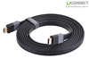 Cáp HDMI dẹt vỏ nhựa 1M trợ 3D 4K Ugreen 30108 Chính hãng 