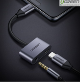  Cáp chuyển đổi USB type-C to 3,5mm hỗ trợ cổng sạc USB-C chính hãng Ugreen 50596 cao cấp 