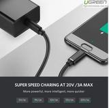 Cáp sạc USB Type-C dài 1M chính hãng Ugreen 50997 cao cấp 