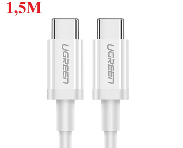  Cáp sạc, dữ liệu USB Type-C to USB Type-C dài 1,5M hỗ trợ PD 60W Ugreen 60519 