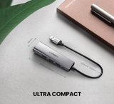  Bộ chia USB 3.0 ra 3 cổng USB 3.0 + Lan Gigabit 1000Mbps Ugreen 60812 cao cấp 