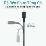  CÁP LIGHTNING ANKER POWERLINE II - DÀI 3M - A8434 