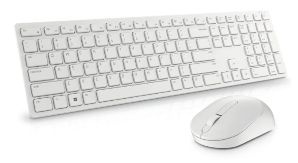  Dell Pro Wireless Keyboard and Mouse US English - KM5221W - White (580-AKCC) 