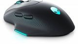  Chuột không dây Dell Alienware AW620M - Màu trắng và đen (Chính hãng) 