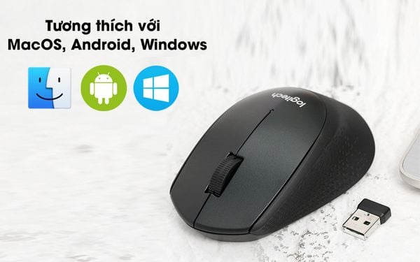  Chuột Không Dây Silent Logitech M331 