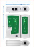  Máy kiểm tra cáp mạng / Máy kiểm tra cáp LAN RJ45+RJ11 có túi 