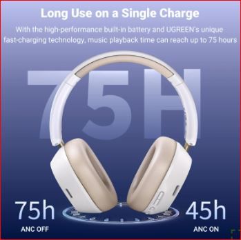  Tai nghe Bluetooth 5.0 không dây Max5 HiRes Bluetooth 10mW Ugreen 35758 