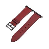  Dây da thật Swift đỏ rượu cho Apple Watch 