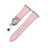  Dây da thật Swift Hồng cho Apple Watch 