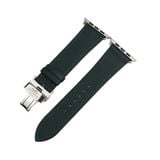  Dây da thật Swift xanh rêu cho Apple Watch 