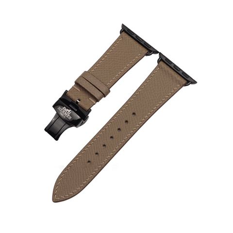 Dây da thật epsom nâu tây