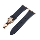  Dây da thật Swift xanh navy cho Apple Watch 