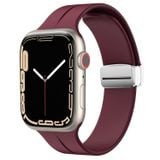  Dây silicon khoá nam châm bạc cho Apple Watch 