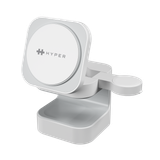  Bộ sạc không dây Hyperjuice QI2 3-in-1 Magnetic Charging Stand 