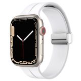  Dây silicon khoá nam châm bạc cho Apple Watch 